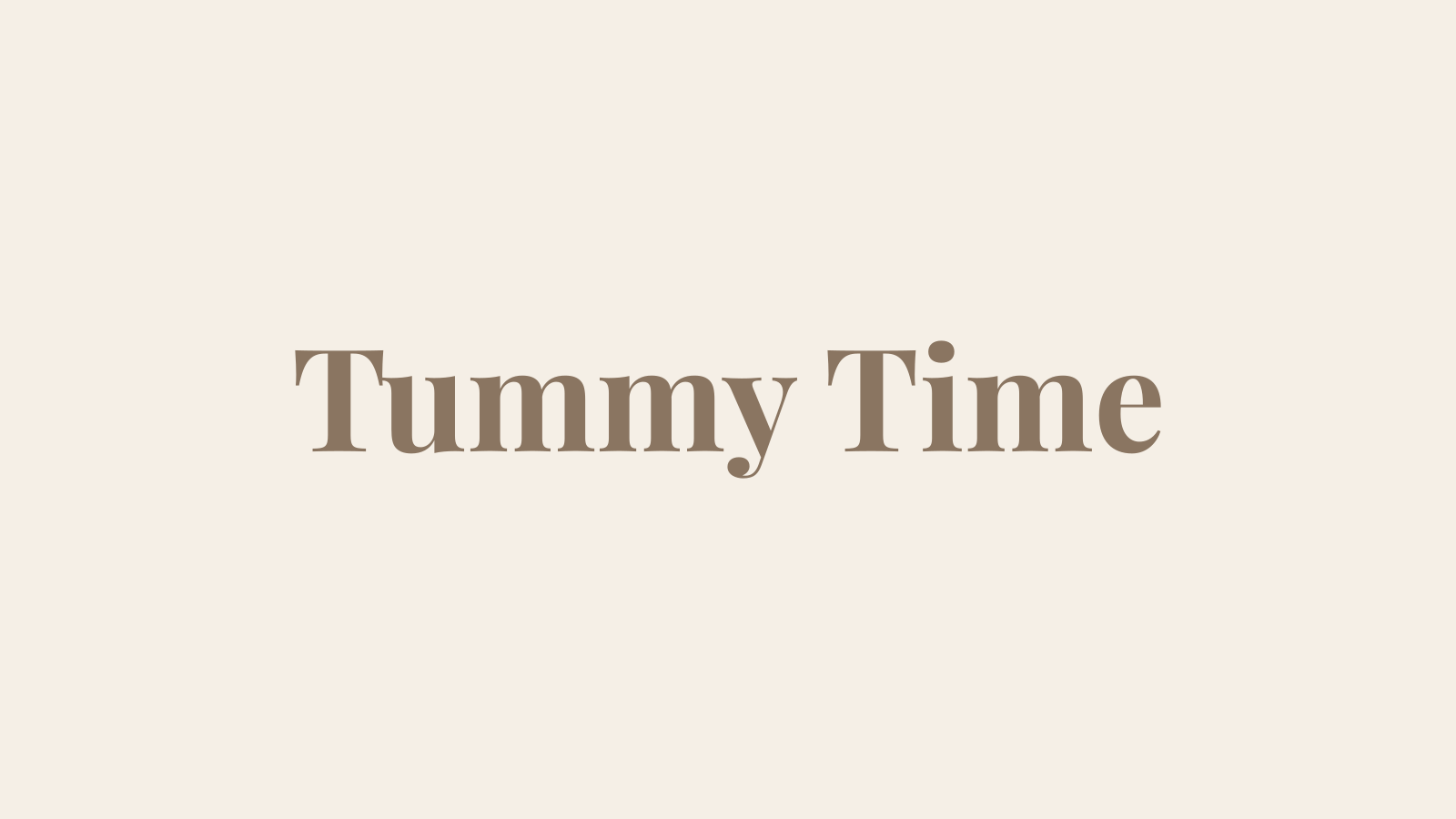 Tummy Time collection