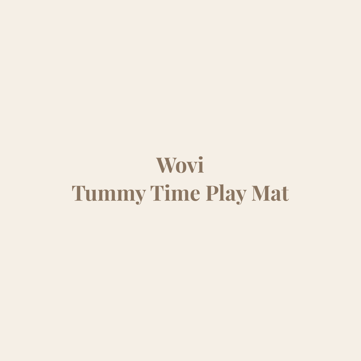 Wovi Tummy Time Play Mat placeholder image